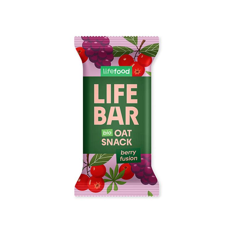 Lifefood Lifebar Oatsnack Berry Fusion Bio