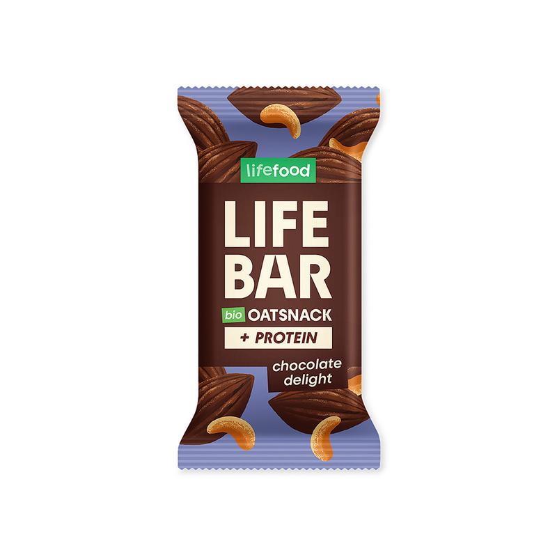 Lifefood Lifebar Oatsnack Proteine Chocolate Delight Bio