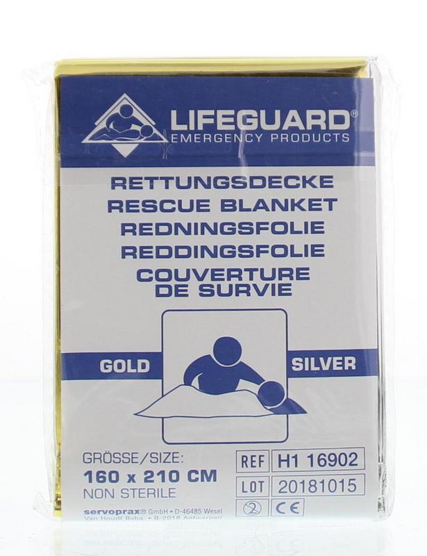 Lifeguard Reddingsdeken Goudzilver 160 X 210