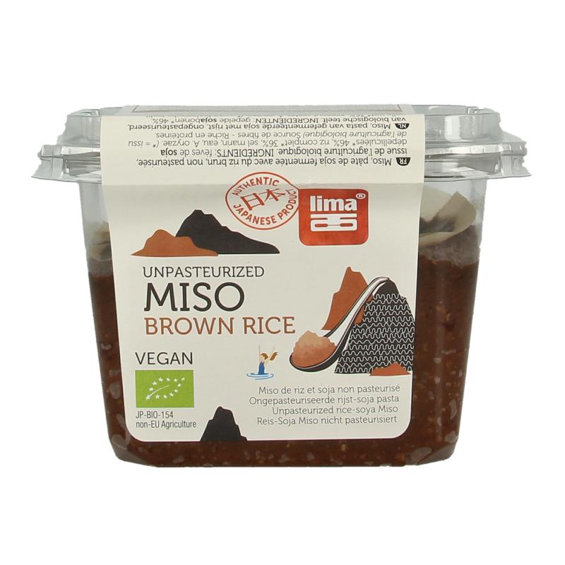 Lima Brown Rice Miso Ongepasteuriseerd Bio