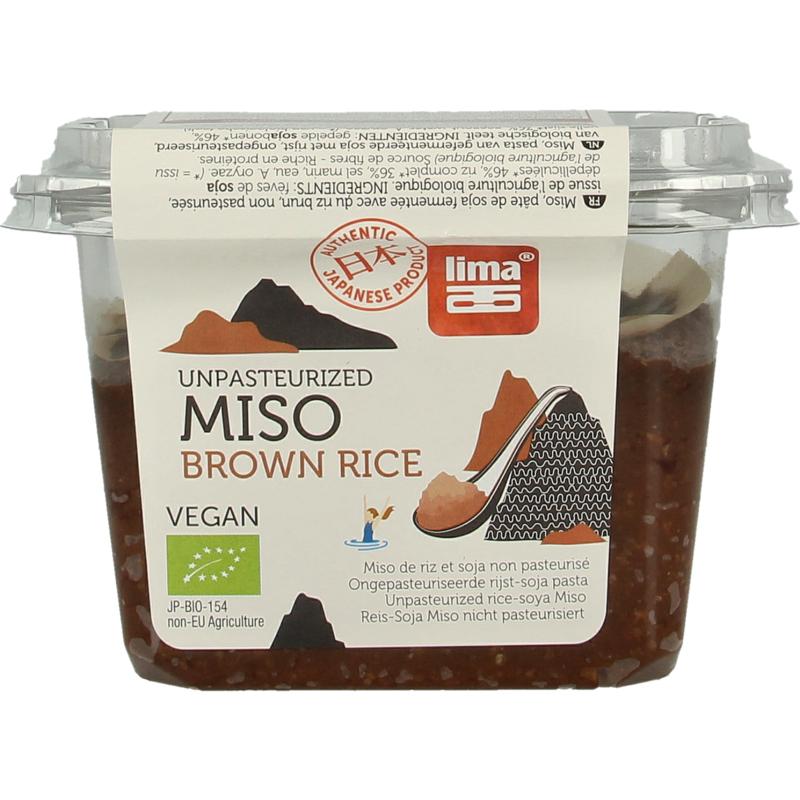 Lima Brown Rice Miso Ongepasteuriseerd Bio