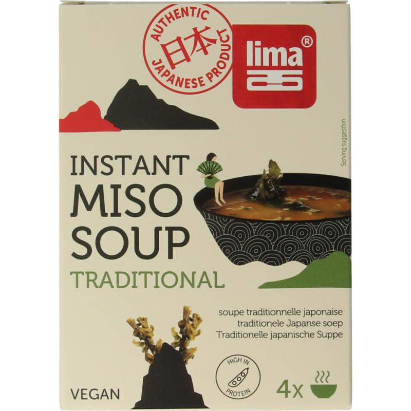 Lima Instant Miso Soep 4 X 10 Gram