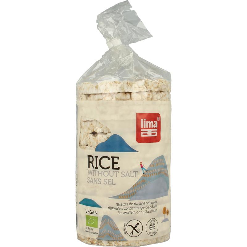 Lima Rijstwafels Zonder Toegevoegd Zout Bio