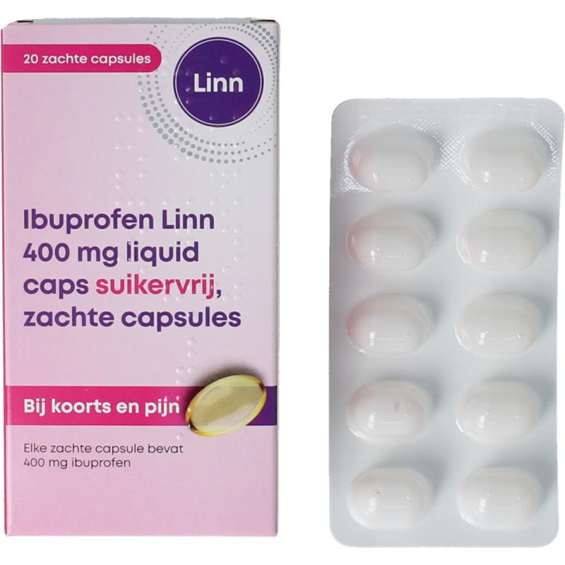 Linn Ibuprofen Liquid 400Mg Suikervrij
