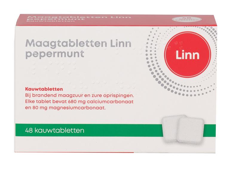 Linn Maagtabletten Pepermunt