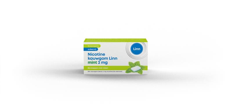 Linn Nicotine Kauwgom 2Mg Mint