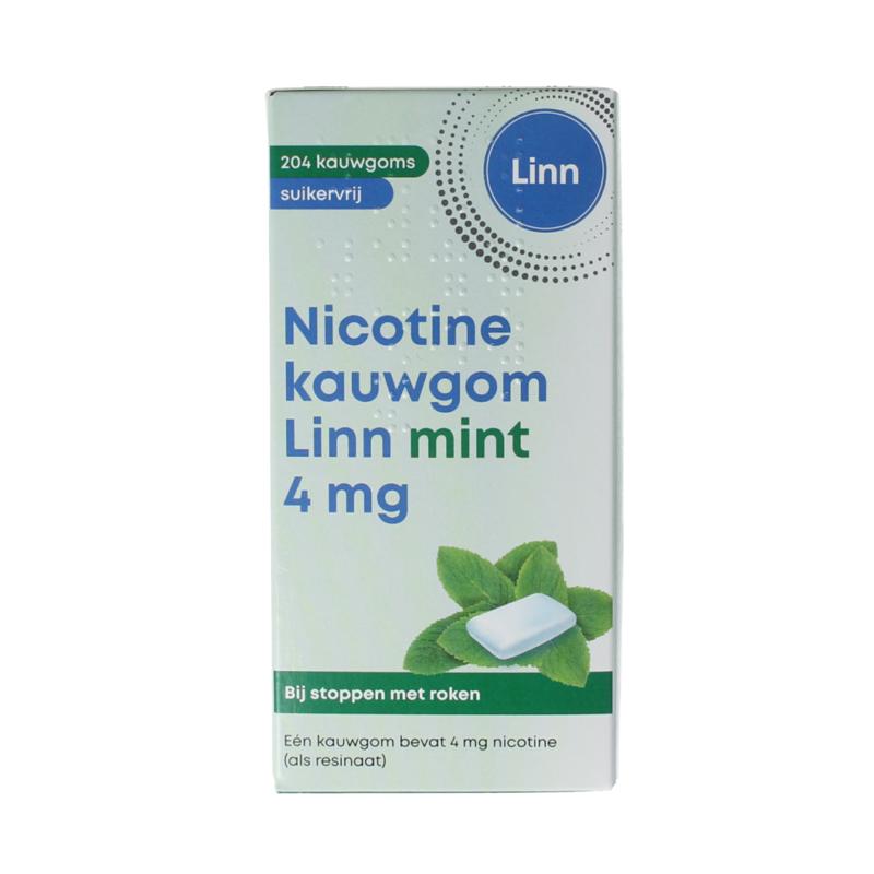 Linn Nicotine Kauwgom 4Mg Mint