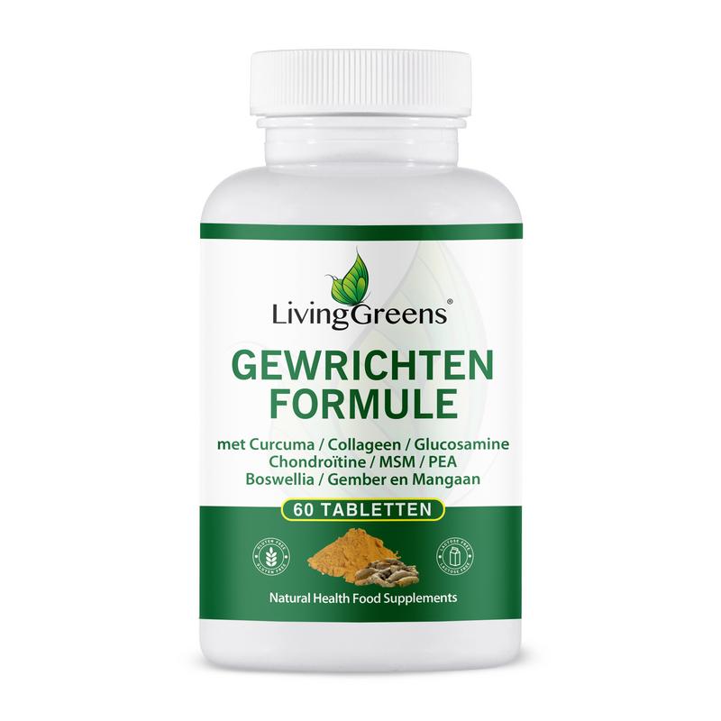 Livinggreens Gewrichten Formule Curcuma & Collageen Complex