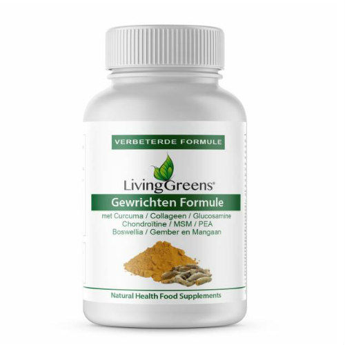 Livinggreens Gewrichten Formule Curcuma & Collageen Complex