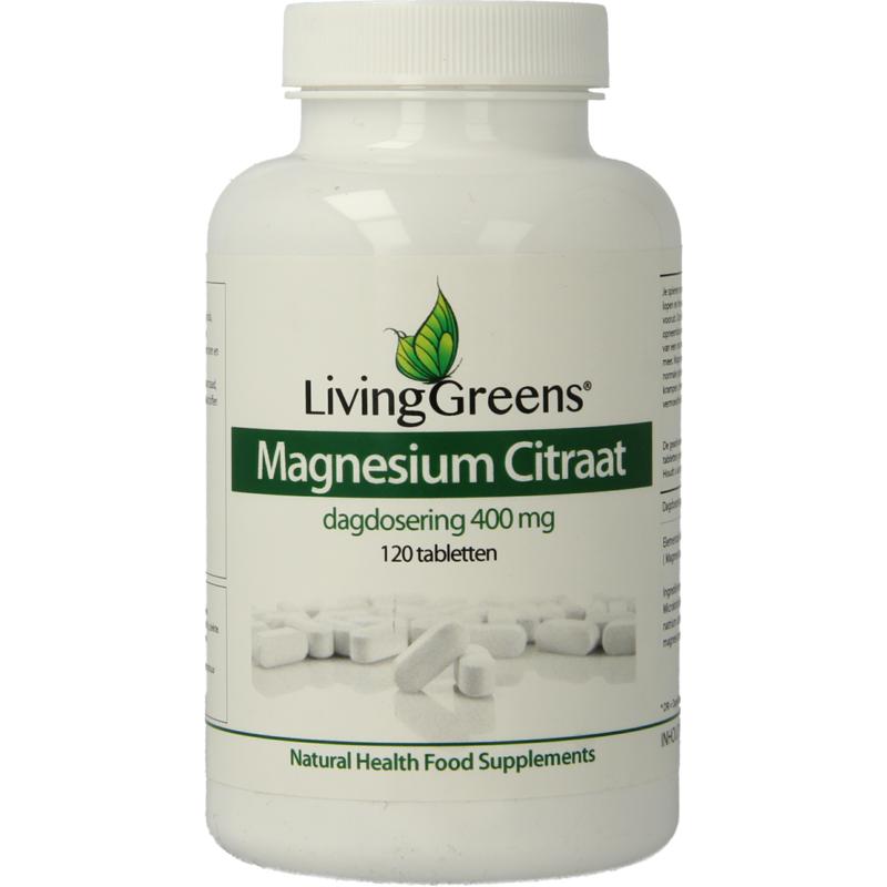 Livinggreens Magnesium Citraat 400Mg
