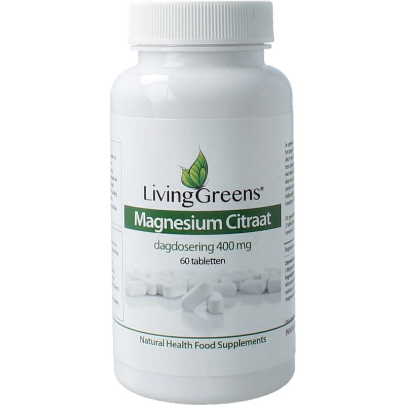 Livinggreens Magnesium Citraat 400Mg