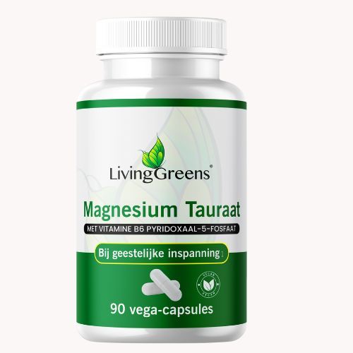 Livinggreens Magnesium Tauraat + Vitamine B6