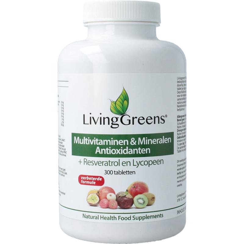 Livinggreens Multi Vitaminen & Mineralen Antioxidant