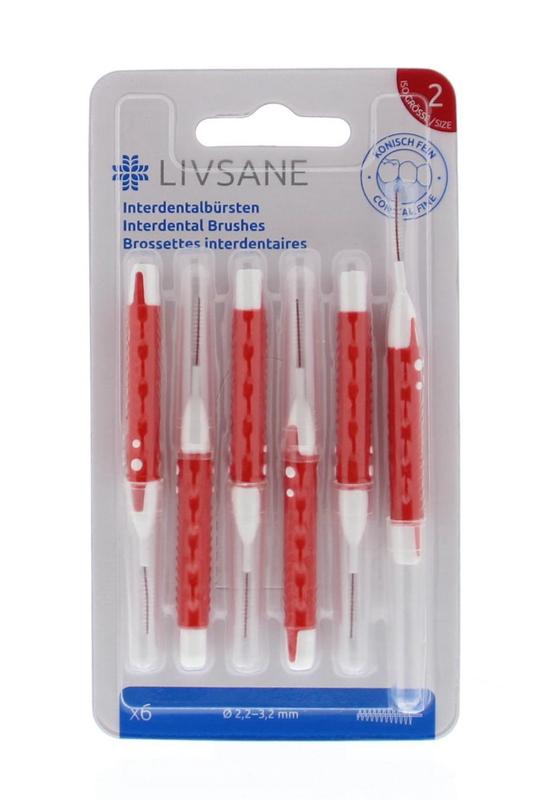 Livsane Interdentale Borstels Conish Fijn