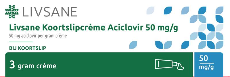 Livsane Koortslipcreme Aciclovir 50Mg
