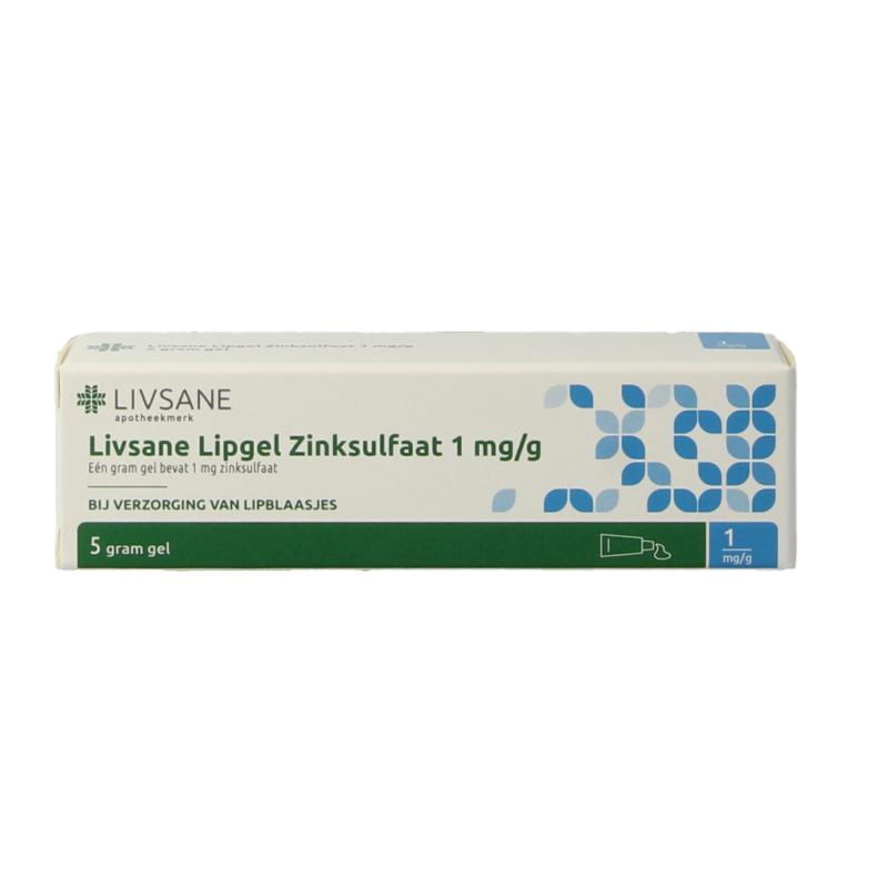 Livsane Lipgel Zinksulfaat 1Mgg