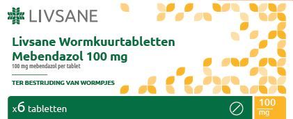 Livsane Mebendazol 100Mg Wormkuur