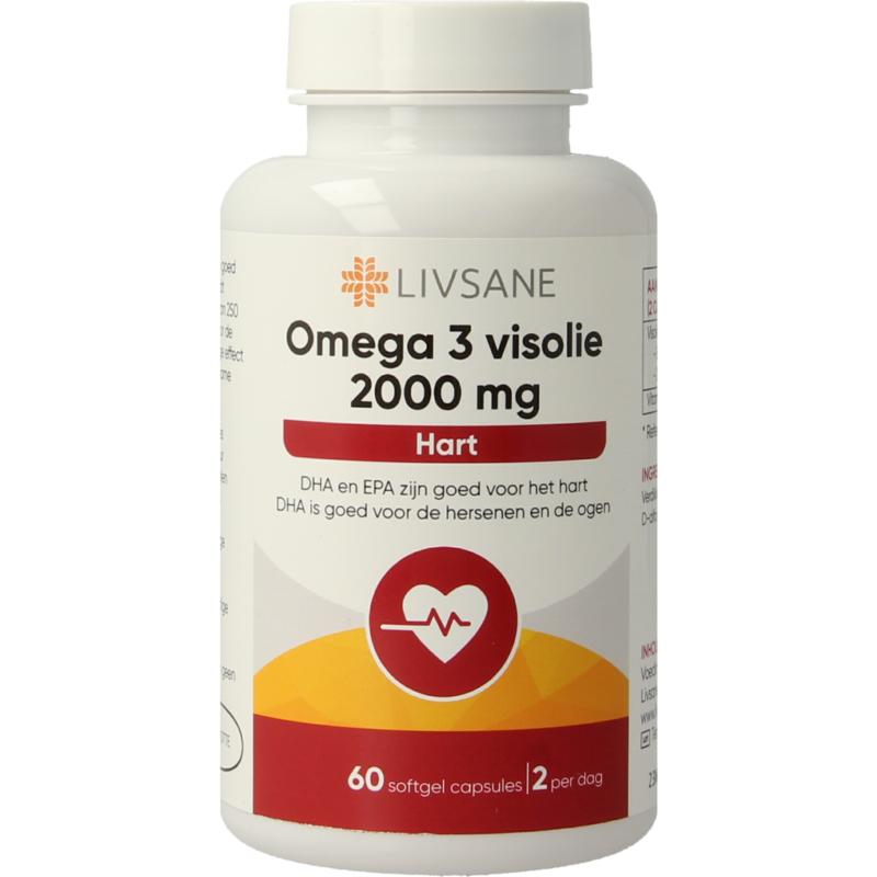 Livsane Visolie Omega 3 + Vitamine E