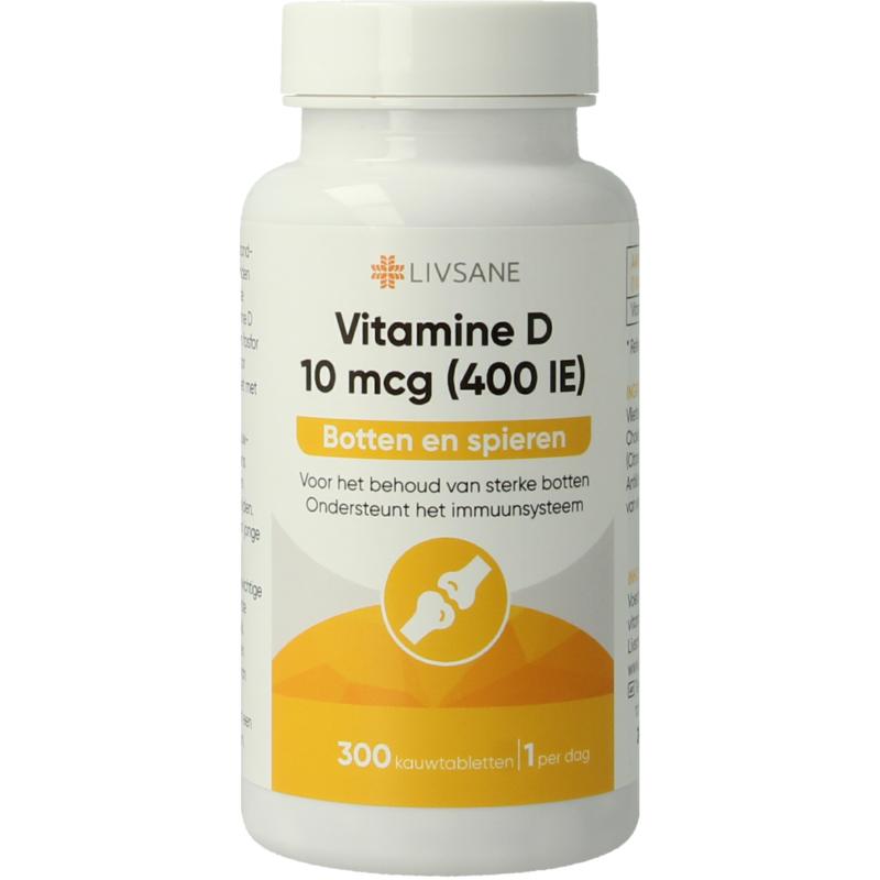 Livsane Vitamine D 10Mcg