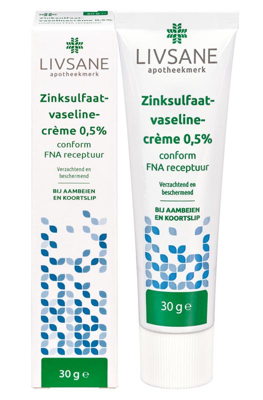 Livsane Zinksulfaatvaselinecreme 0,5% Fna In Tube