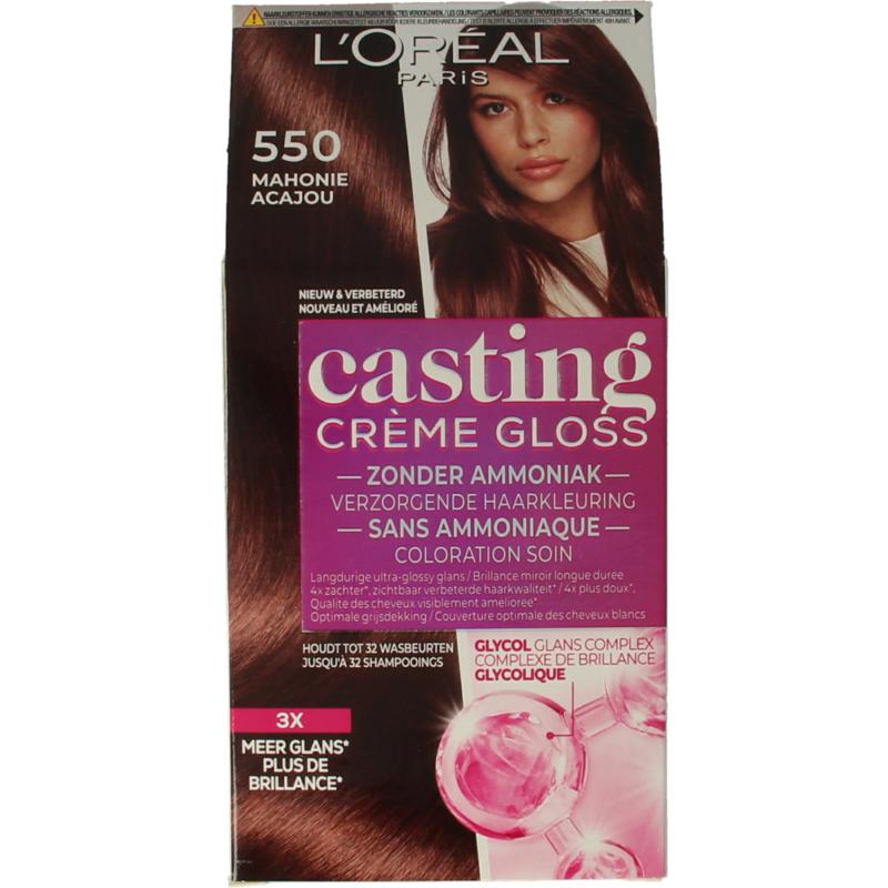 Casting Creme Gloss 550 Licht Mahoniebruin