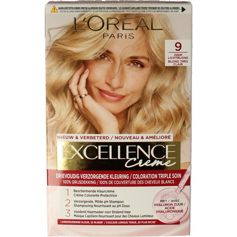 Excellence 9 Zeer Lichtblond