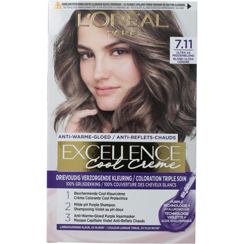 Excellence Cool Creme 7.11 Ultra Asblond