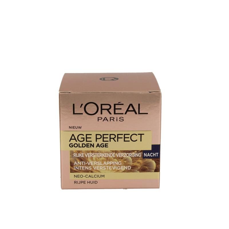 L'oreal Paris Age Perfect Gold Age Nachtcreme Pioenroos