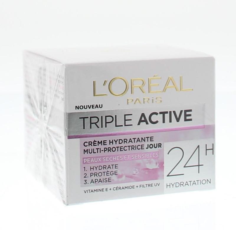 L'oreal Paris Dermo Expertise Triple Active Drooggev Dagcreme