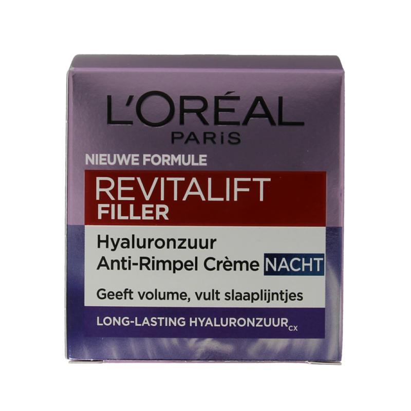 L'oreal Paris Revitalift Filler Nachtcreme