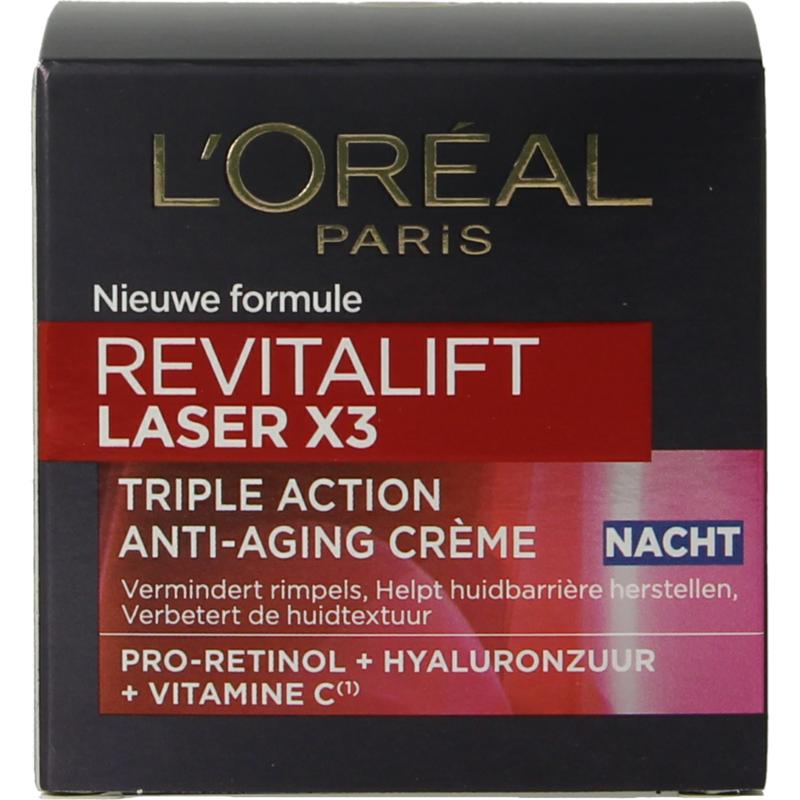 L'oreal Paris Revitalift Laser X3 Nachtcreme
