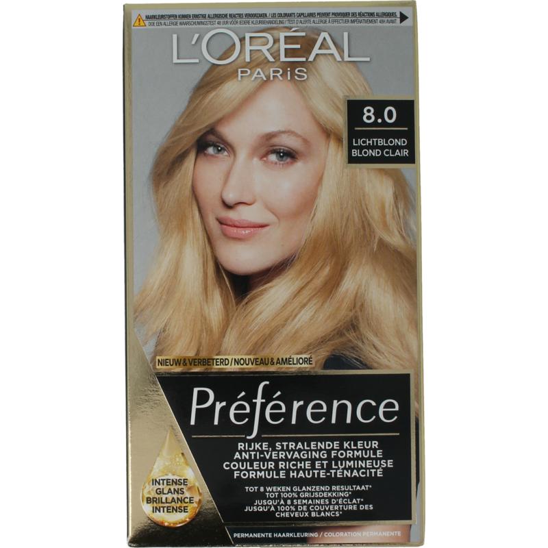 Preference 8 Californie Lichtblond