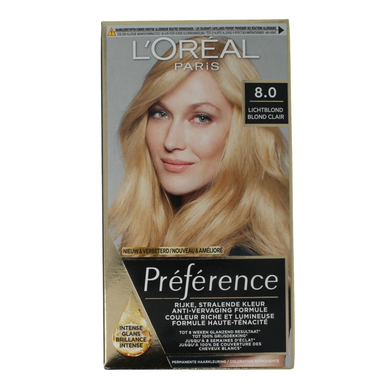 Preference 8 Californie Lichtblond