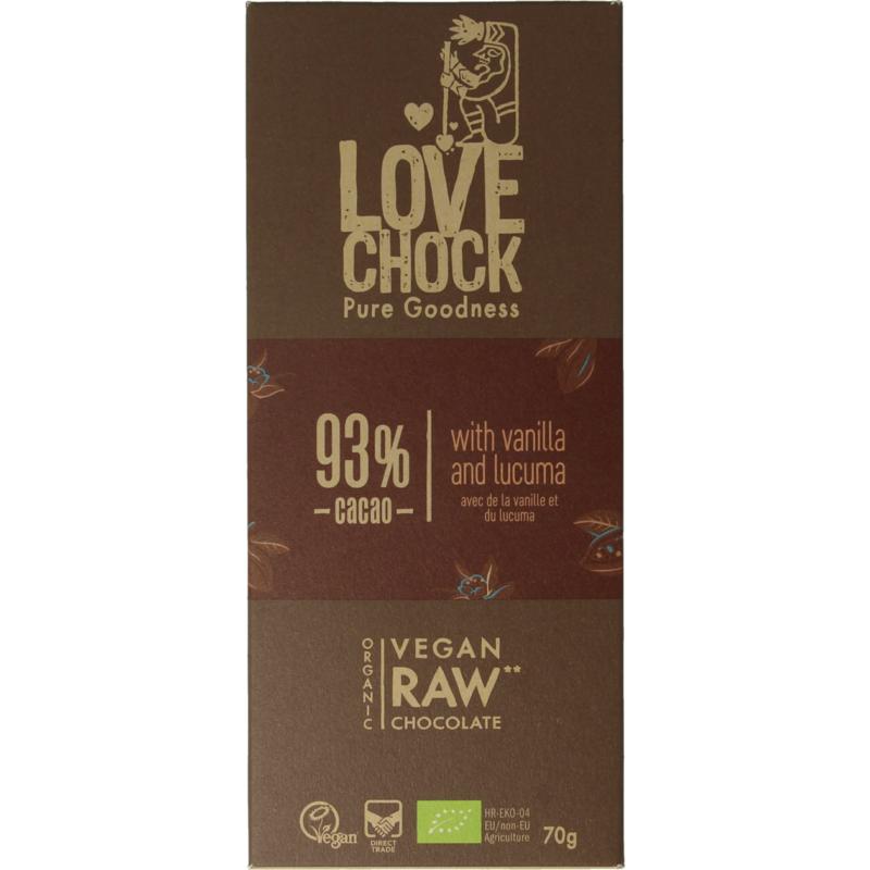 Lovechock 93% Pure Vanilla Lucuma Bio