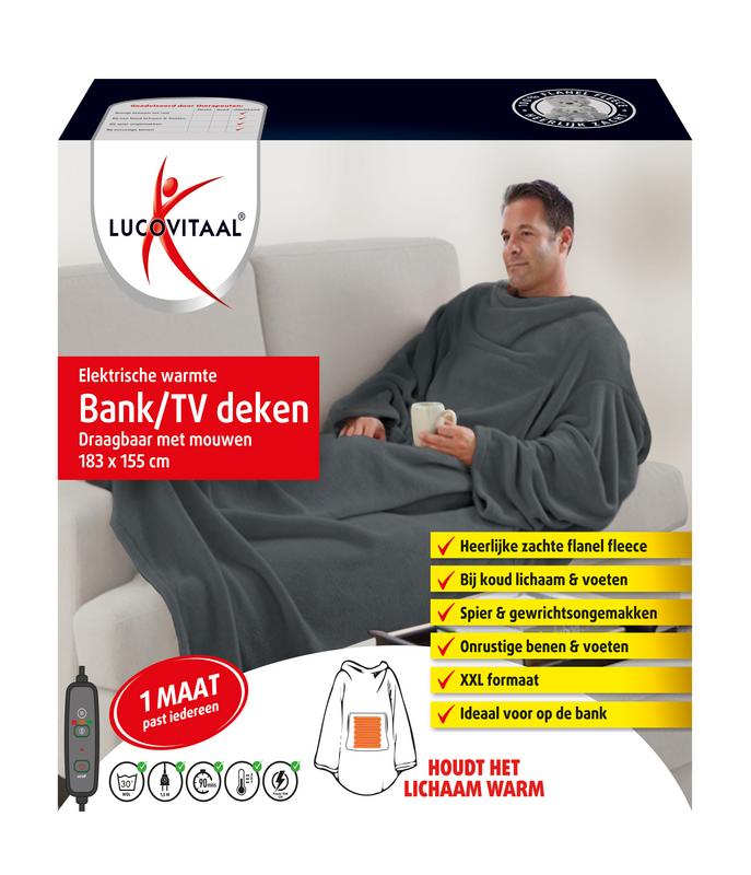 Lucovitaal Electrische Warmte Banktv Deken