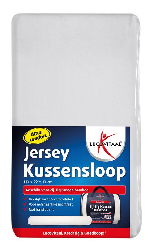 Lucovitaal Jersey Zijligkussen Sloop