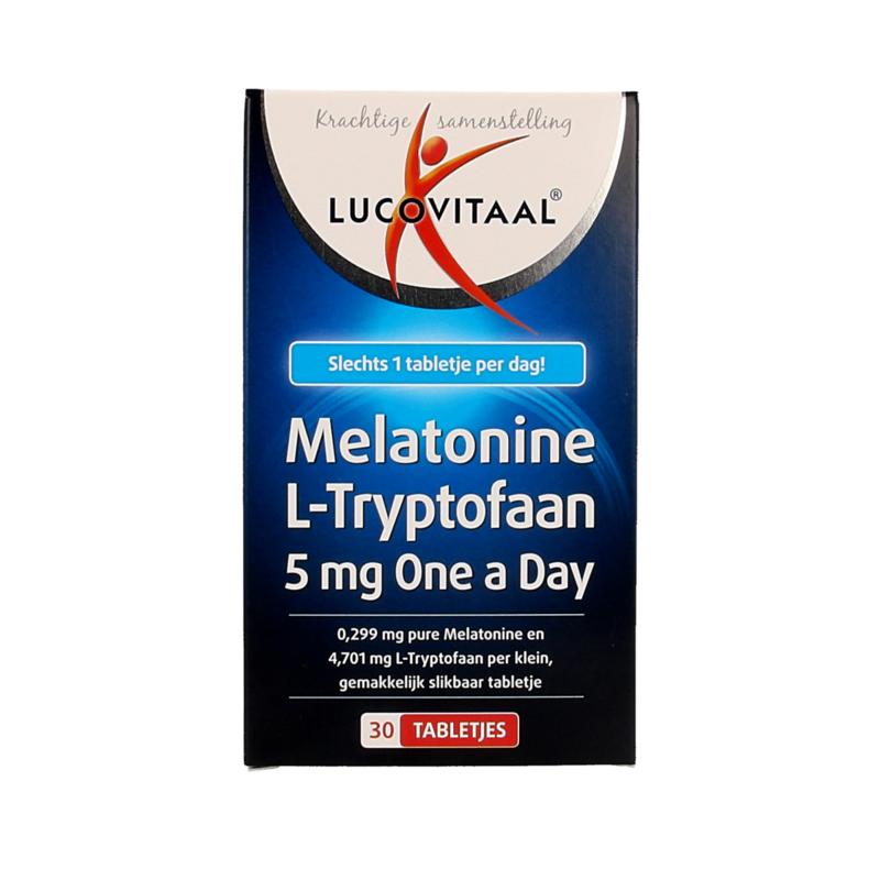 Lucovitaal Melatonine L-Tryptofaan 5Mg