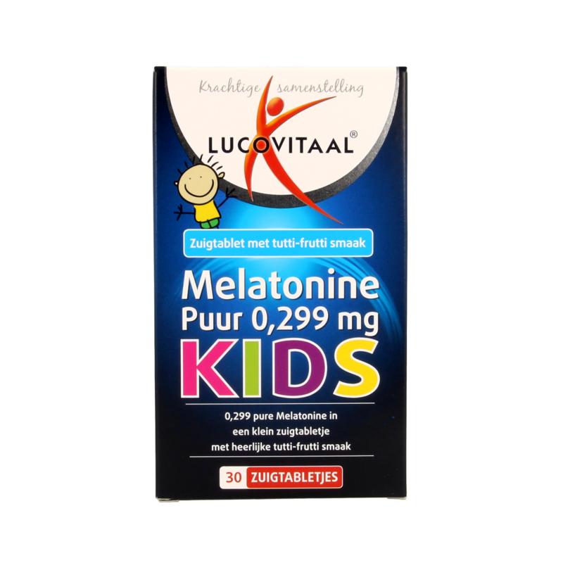 Lucovitaal Melatonine Kids Puur 0.299Mg