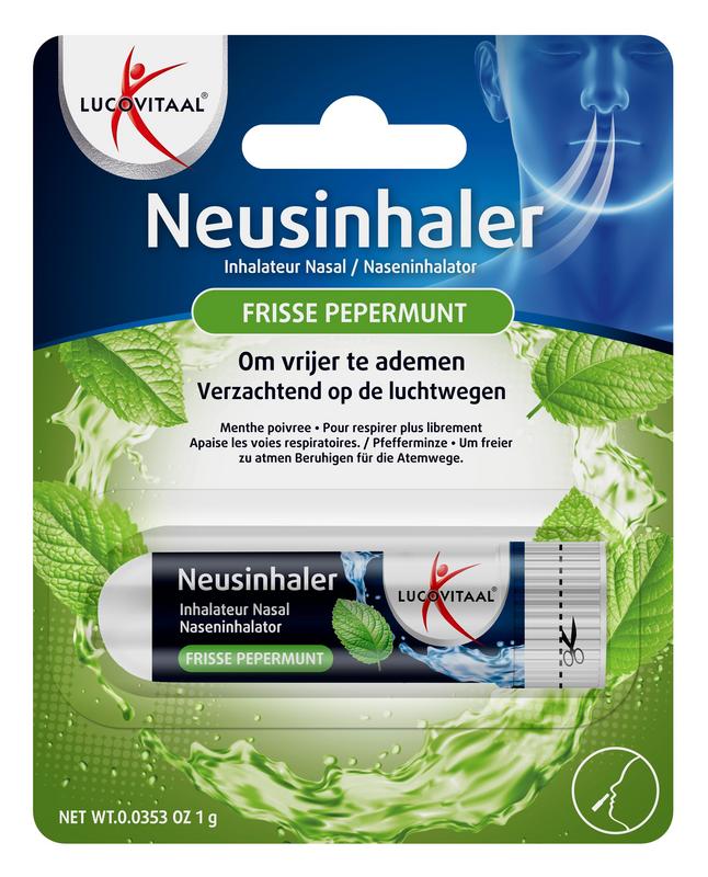 Lucovitaal Neusinhaler Frisse Pepermunt