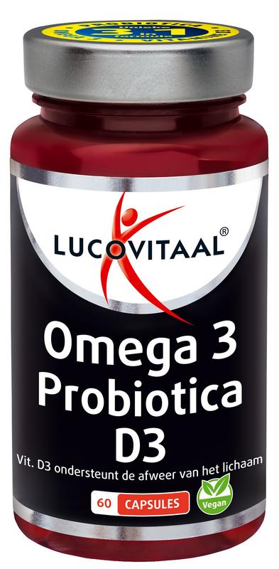 Lucovitaal Omega 3 Probiotica D3 Vegan