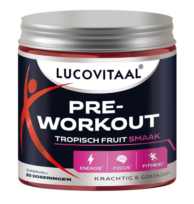 Lucovitaal Pre-Workout Tropisch Fruit