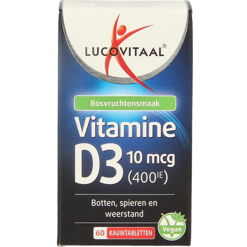 Lucovitaal Vitamine D3 10Mcg (400Ie) Vegan