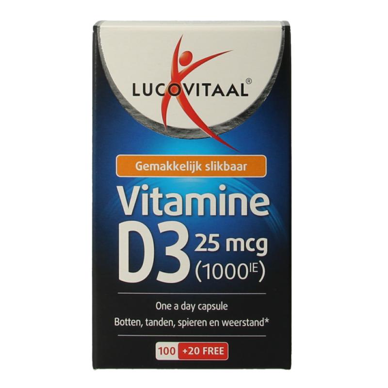 Lucovitaal Vitamine D3 25Mcg