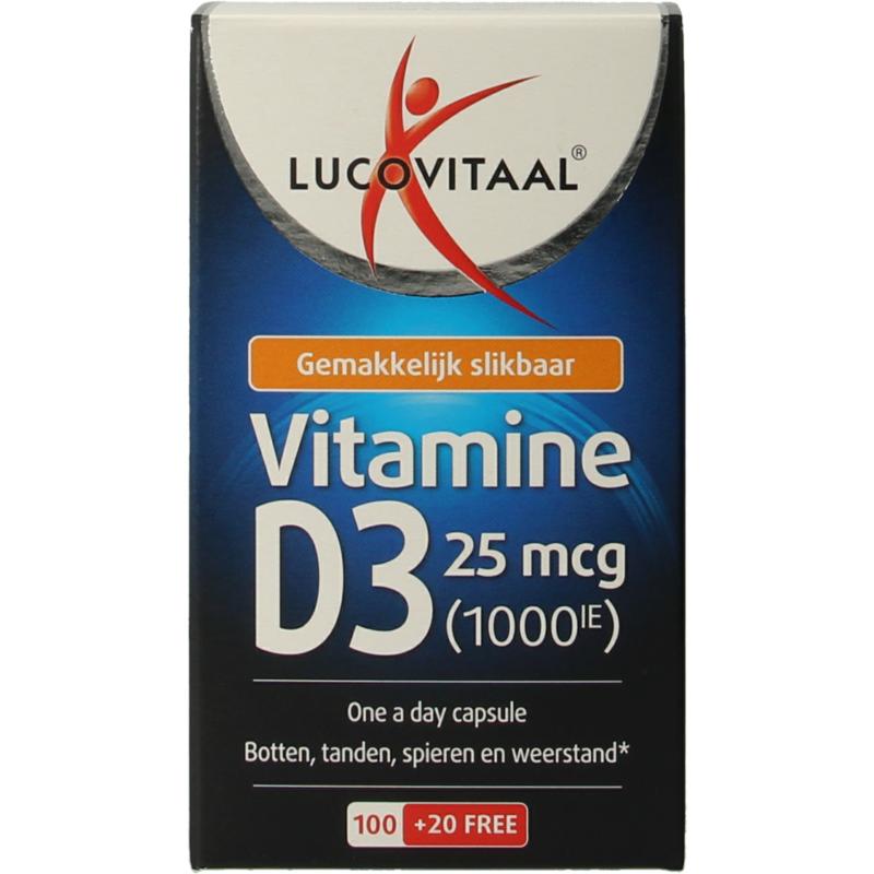 Lucovitaal Vitamine D3 25Mcg