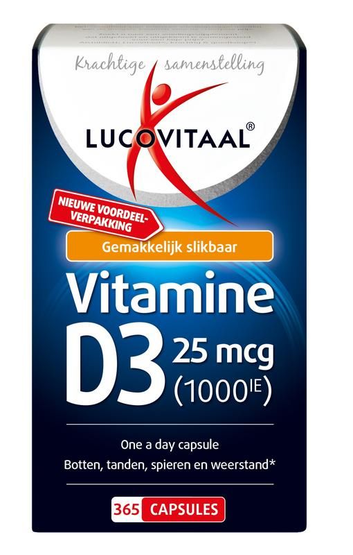 Lucovitaal Vitamine D3 25Mcg