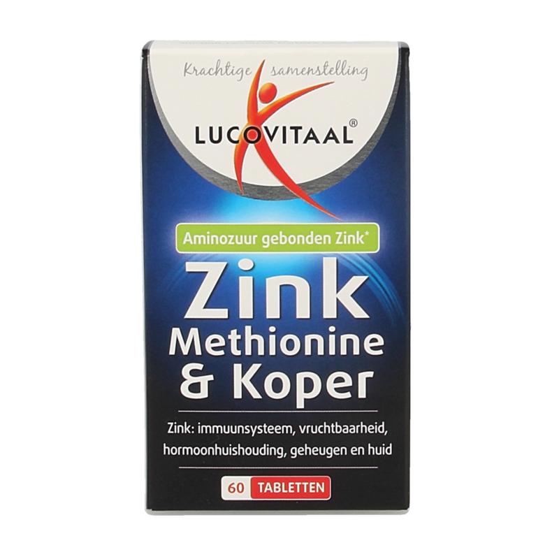Lucovitaal Zink Methionine & Koper