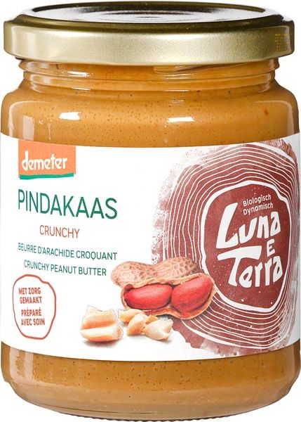Luna E Terra Pindakaas Crunchy Bio