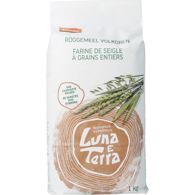 Luna E Terra Roggemeel Volkoren Bio