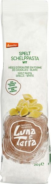 Luna E Terra Spelt Schelppasta Wit Demeter Bio