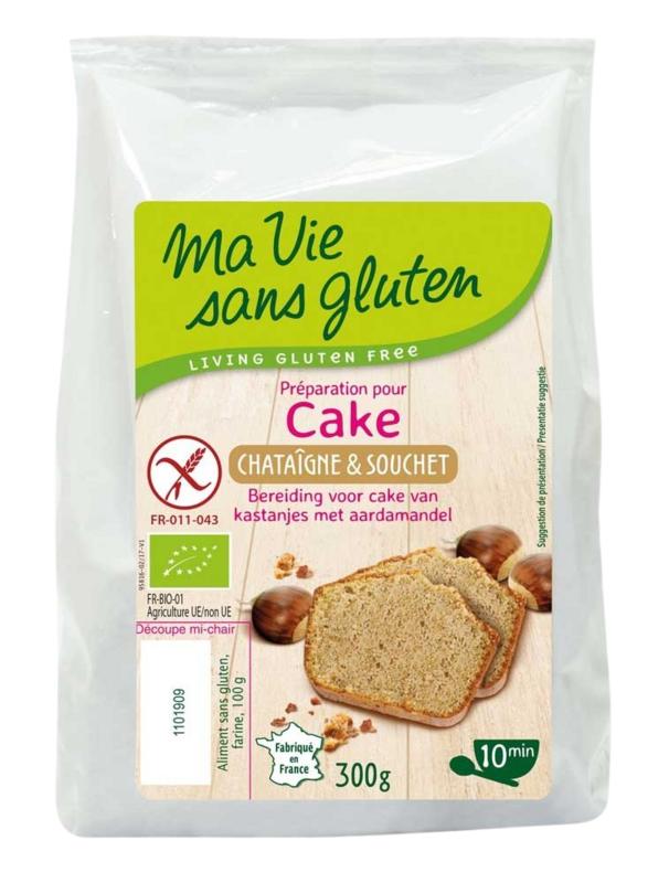 Ma Vie Sans Amandel Kastanje Cakemix Glutenvrij Bio